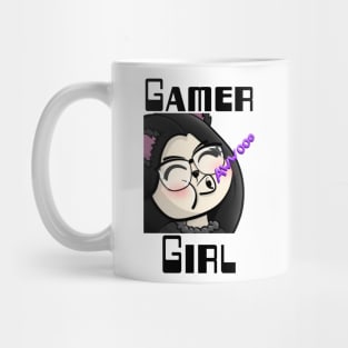 Gamer Girl, Wolf Girl, Howl, Awwooo. Twitch streamer emote Mug